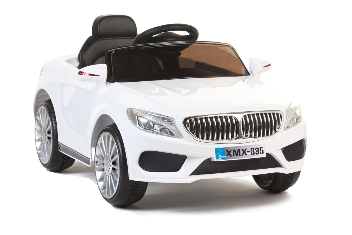 White 535 Saloon - 12V Kids' Electric Ride On Car