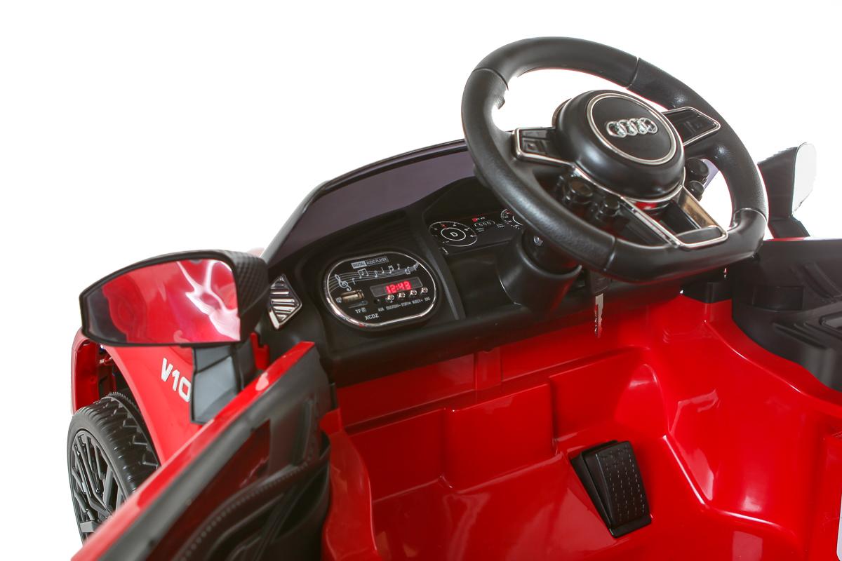 12V Licensed Red Audi R8 Spyder Battery Ride On Car