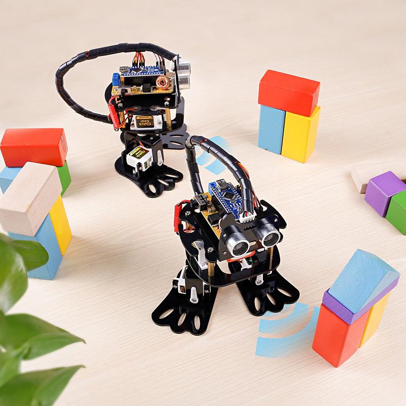 SunFounder DIY 4DOF Robot Kit Program Learning Kit for Arduino Nano