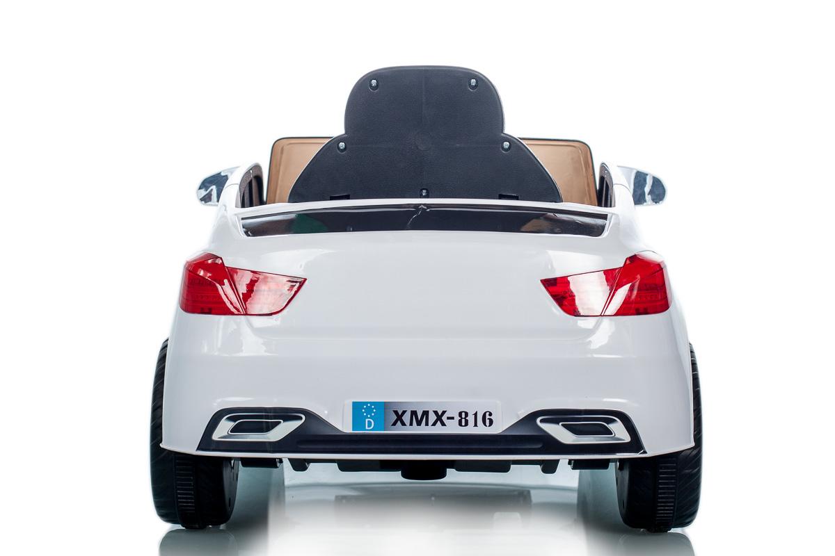 White C Class Saloon - 12V Kids' Electric Ride On Car