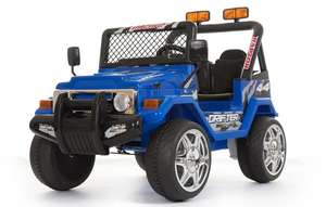 Blue 2 Seater 4x4 Truck - 12V Kids' Electric Ride On Car