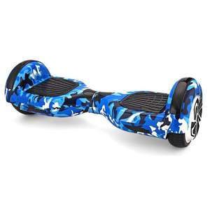 Blue camouflage hoverboard