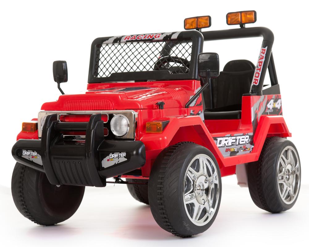 Red 2 Seater 4x4 Truck - 12V Kids' Electric Ride On Car