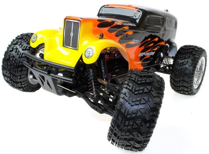 Hot Rod 1:10 Scale Electric Radio Controlled 4WD Monster Truck