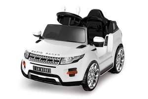 Battery Powered - 6V White Evoque Ride On Car