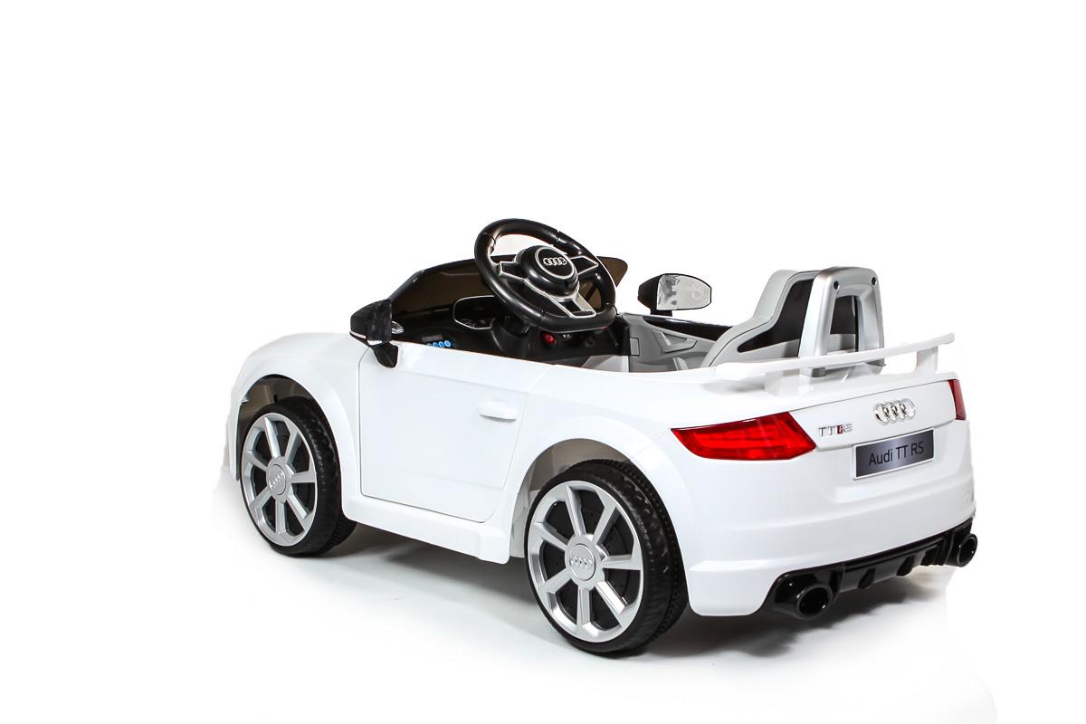 12V Licensed White Audi TT RS Battery Ride On Car