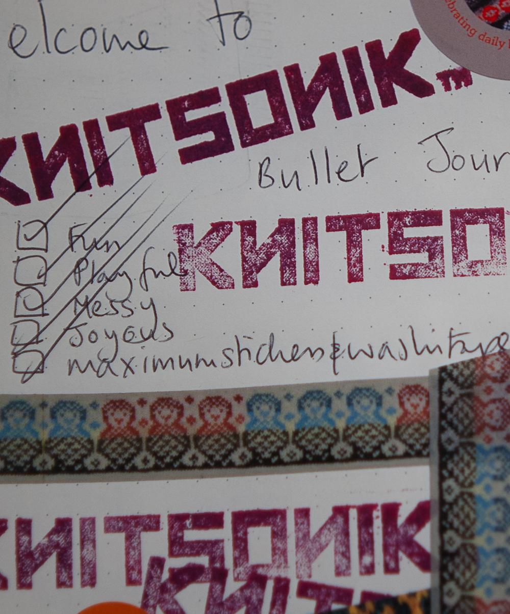 All the KNITSONIK stamps on one page