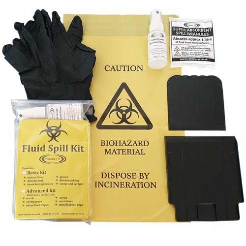 Contain-ER 1 application basic body fluid spill kit refill