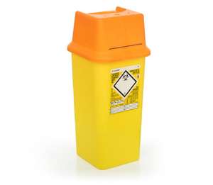 Contain-ER 7L sharps disposal bins orange - box of 50 41105410