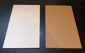 Cardboard scoop and scraper set for bodily fluid congealed absorbent spillages