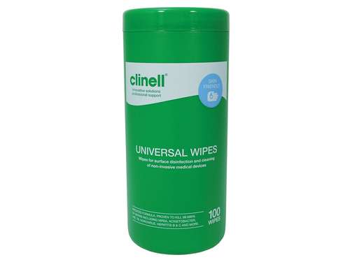 Clinell wipes tub of 100