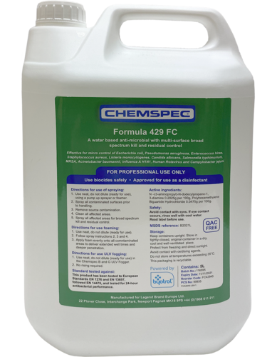 Contain-ER Formula 429FC disinfectant