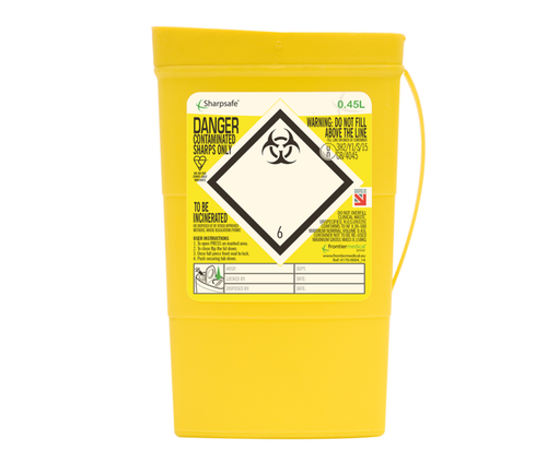 Contain-ER 0.45L sharps disposal bins - box of 100 41701430