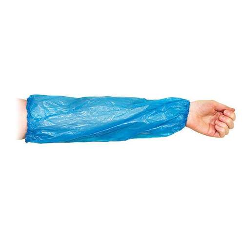 Blue disposable oversleeves - packs of 100 (SKU - PBOVERS100)