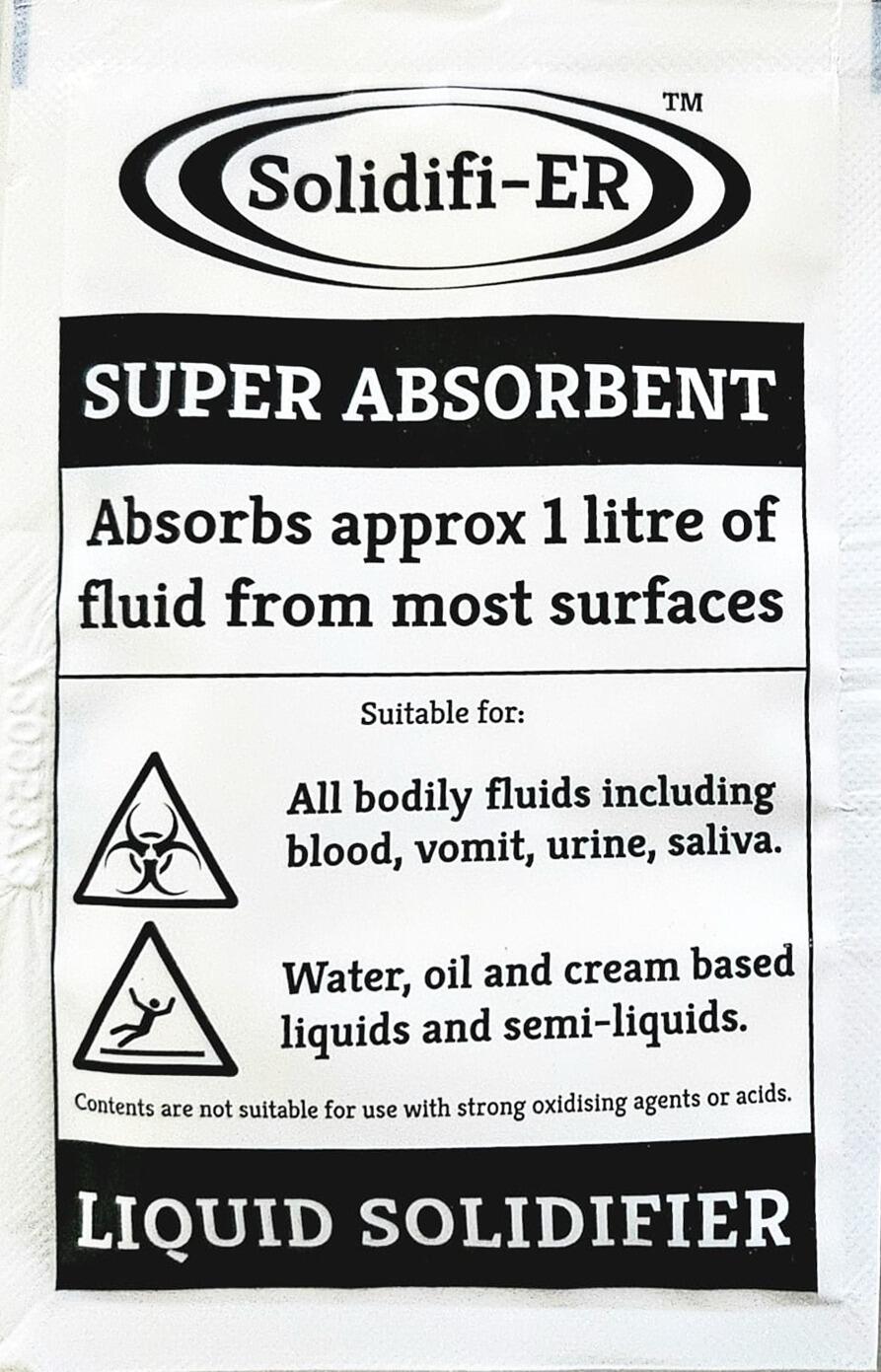 Super Absorbent Powder 50 Use Solidify Gel Urine In 1 Min