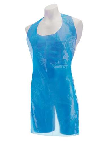 Contain-ER blue disposable aprons - packs of 100 (SKU - PAPRONB100)
