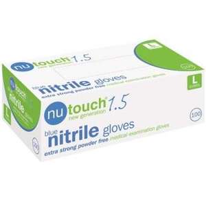 Contain-ER extra strong blue nitrile gloves large