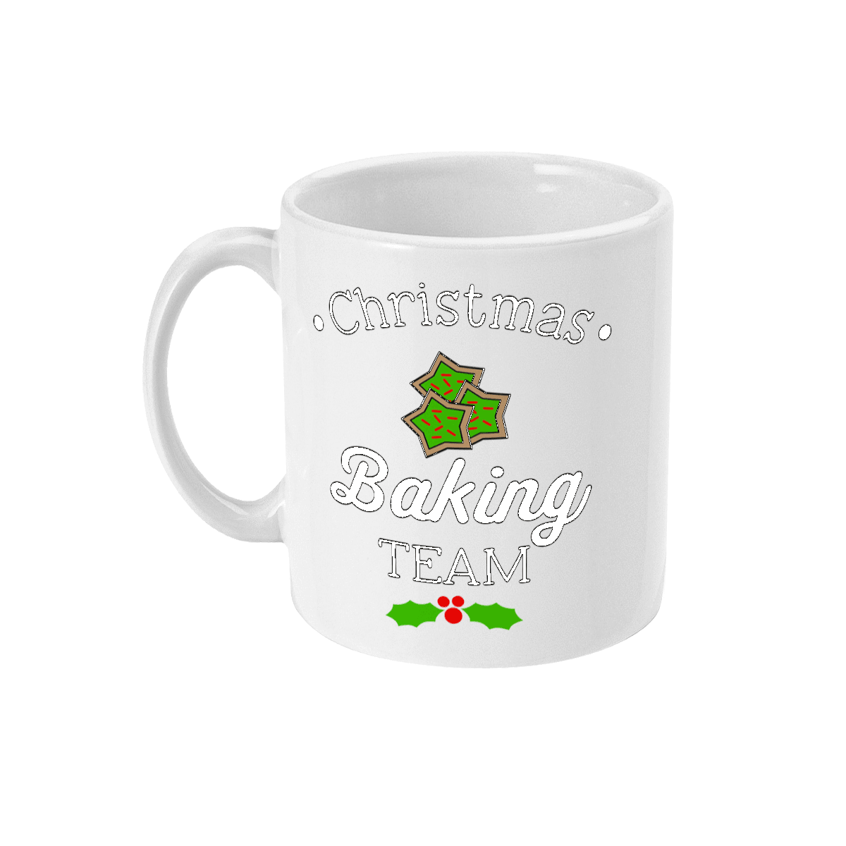 Red Berry Crafts Ltd:Christmas Baking Team 11oz Ceramic Mug