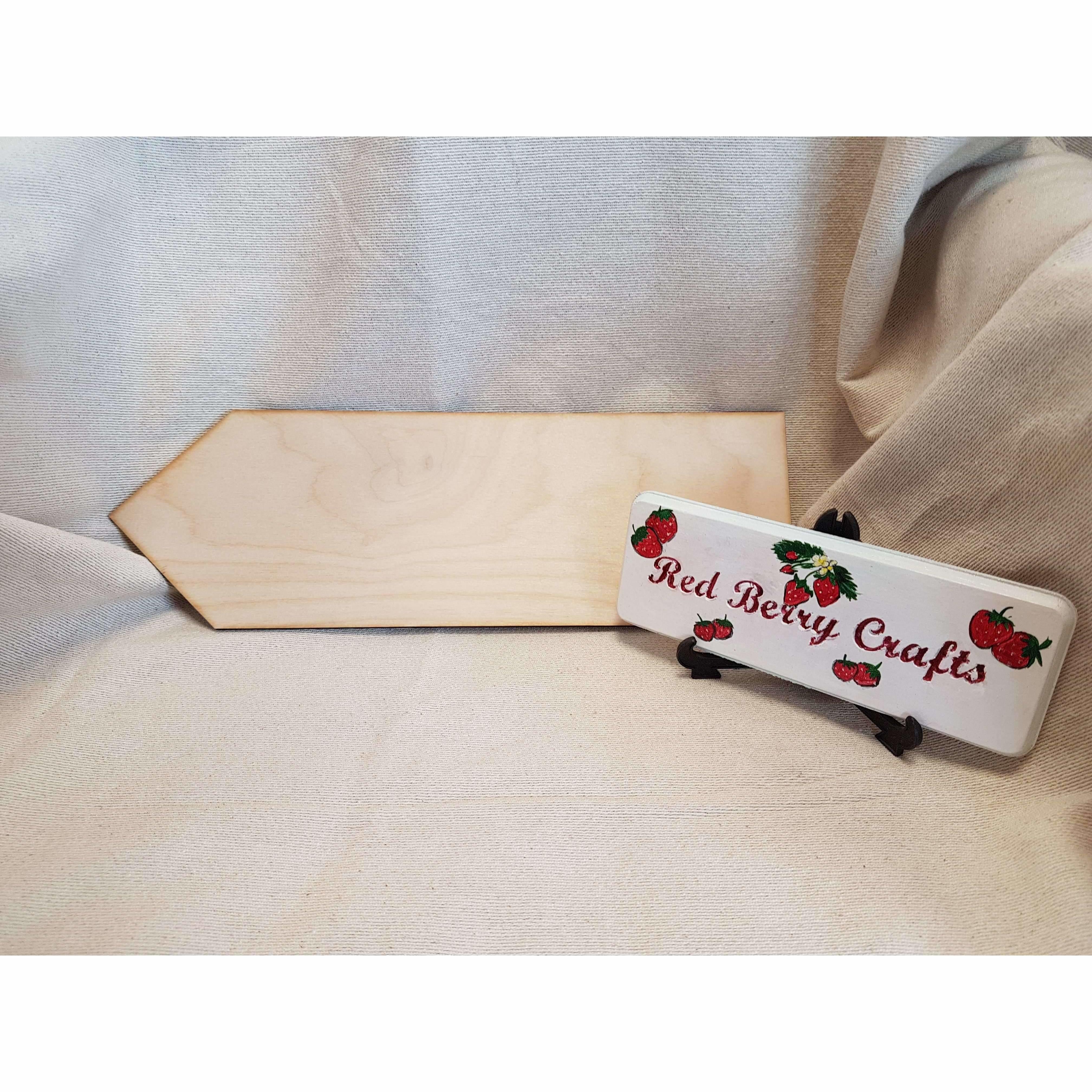Red Berry Crafts Ltd:Blank Signpost Arrow
