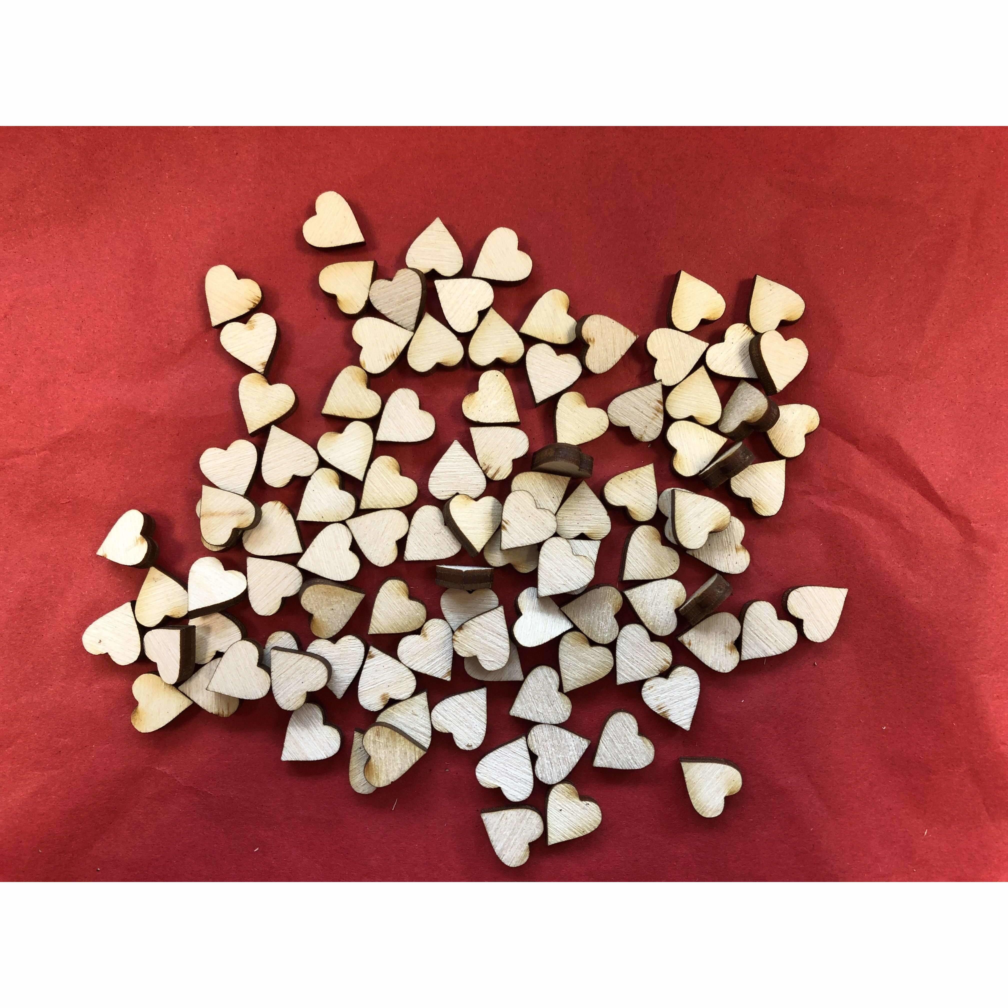 Red Berry Crafts Ltd:Pack of 100 10mm Solid Heart Table Confetti
