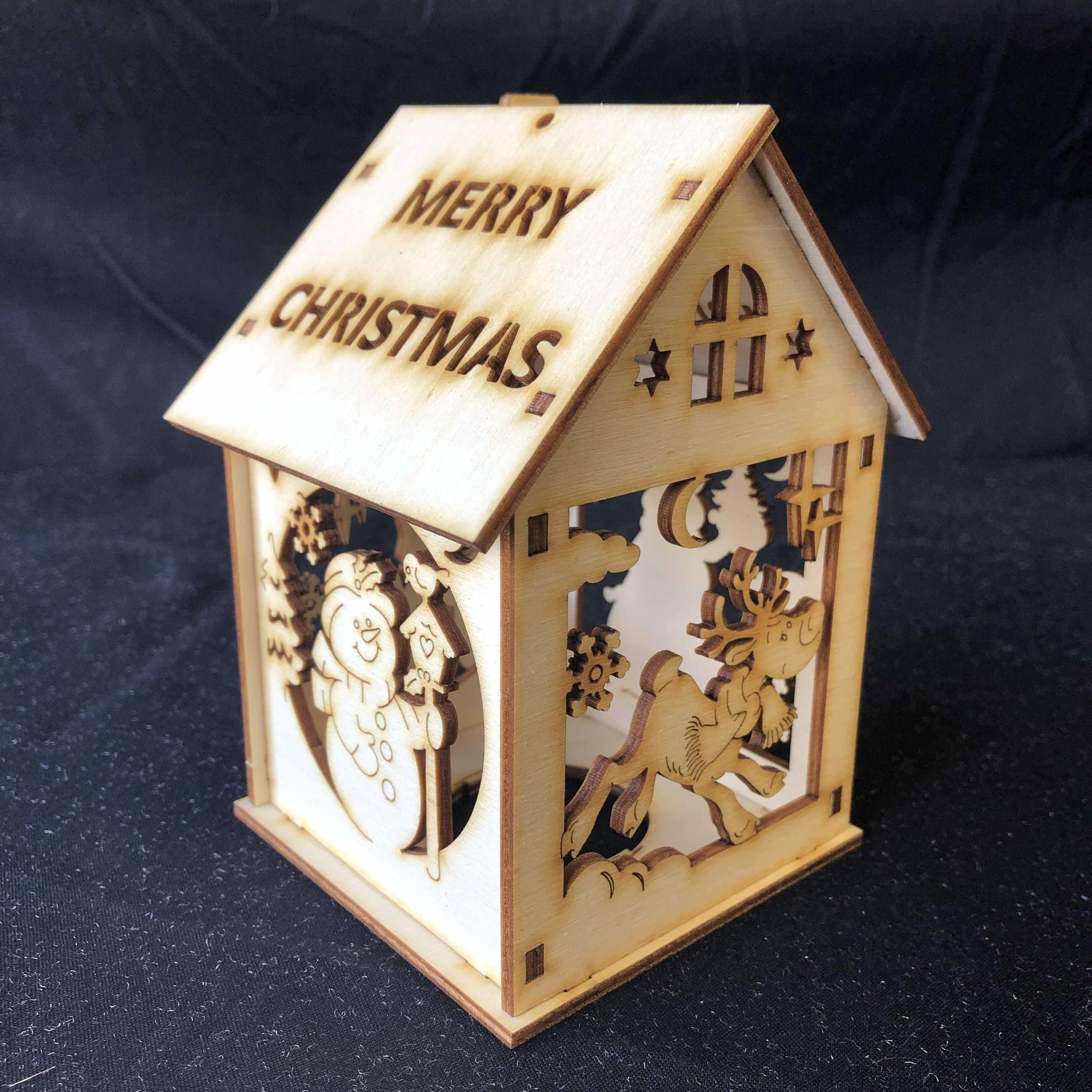 Red Berry Crafts Ltd:Christmas Tealight House