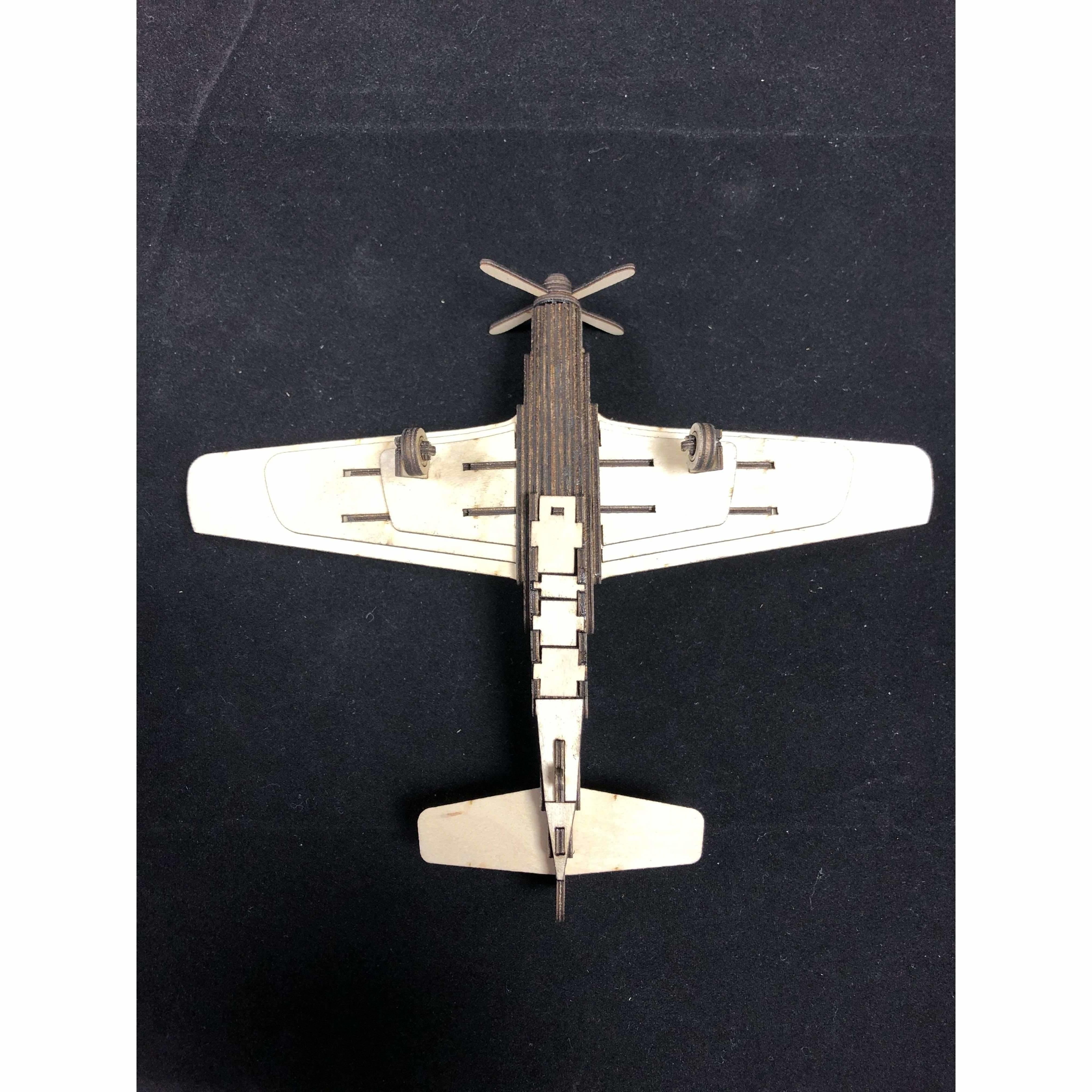 Red Berry Crafts Ltd:Mustang P51 3D Model Kit