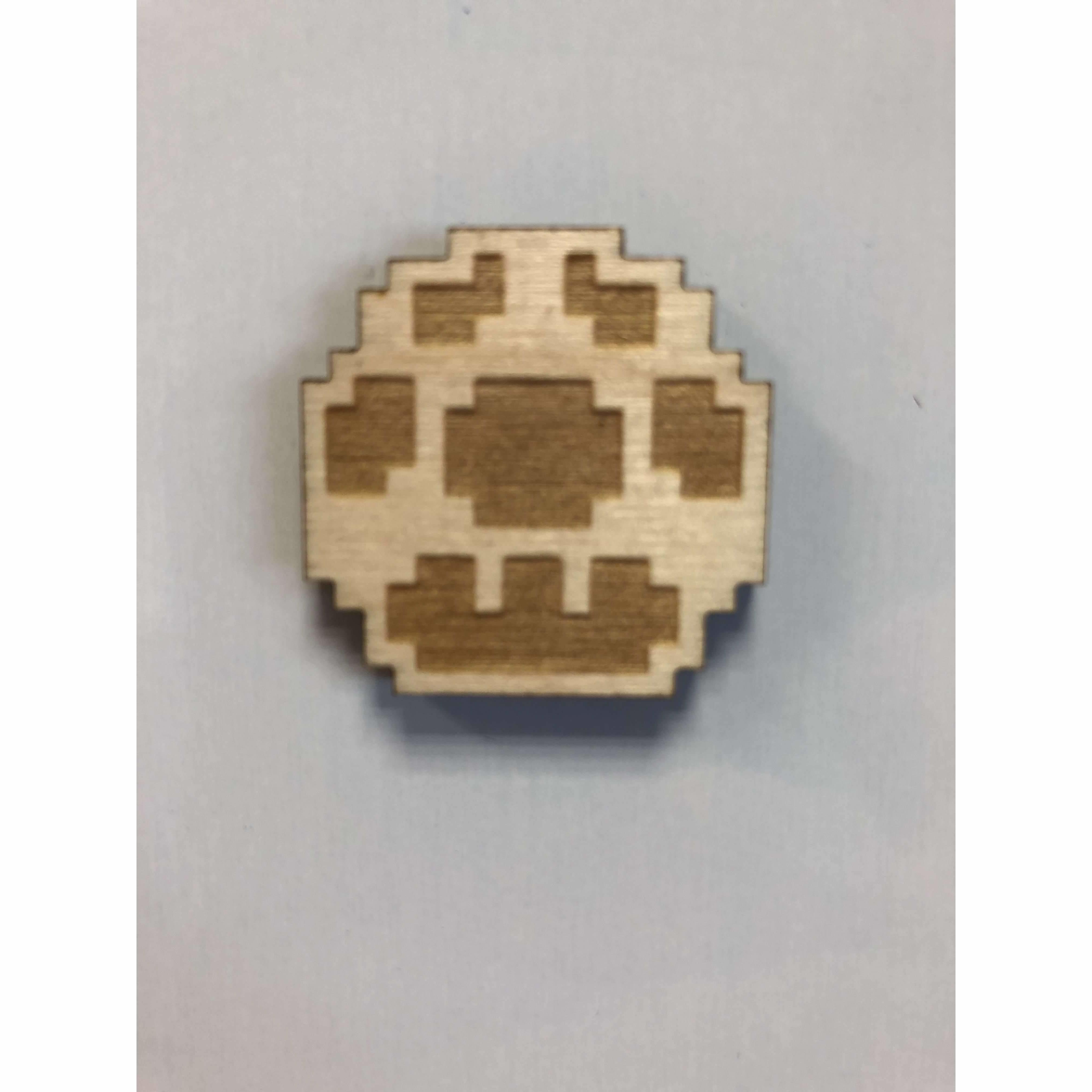 Red Berry Crafts Ltd:8-bit Mushroom Magnet