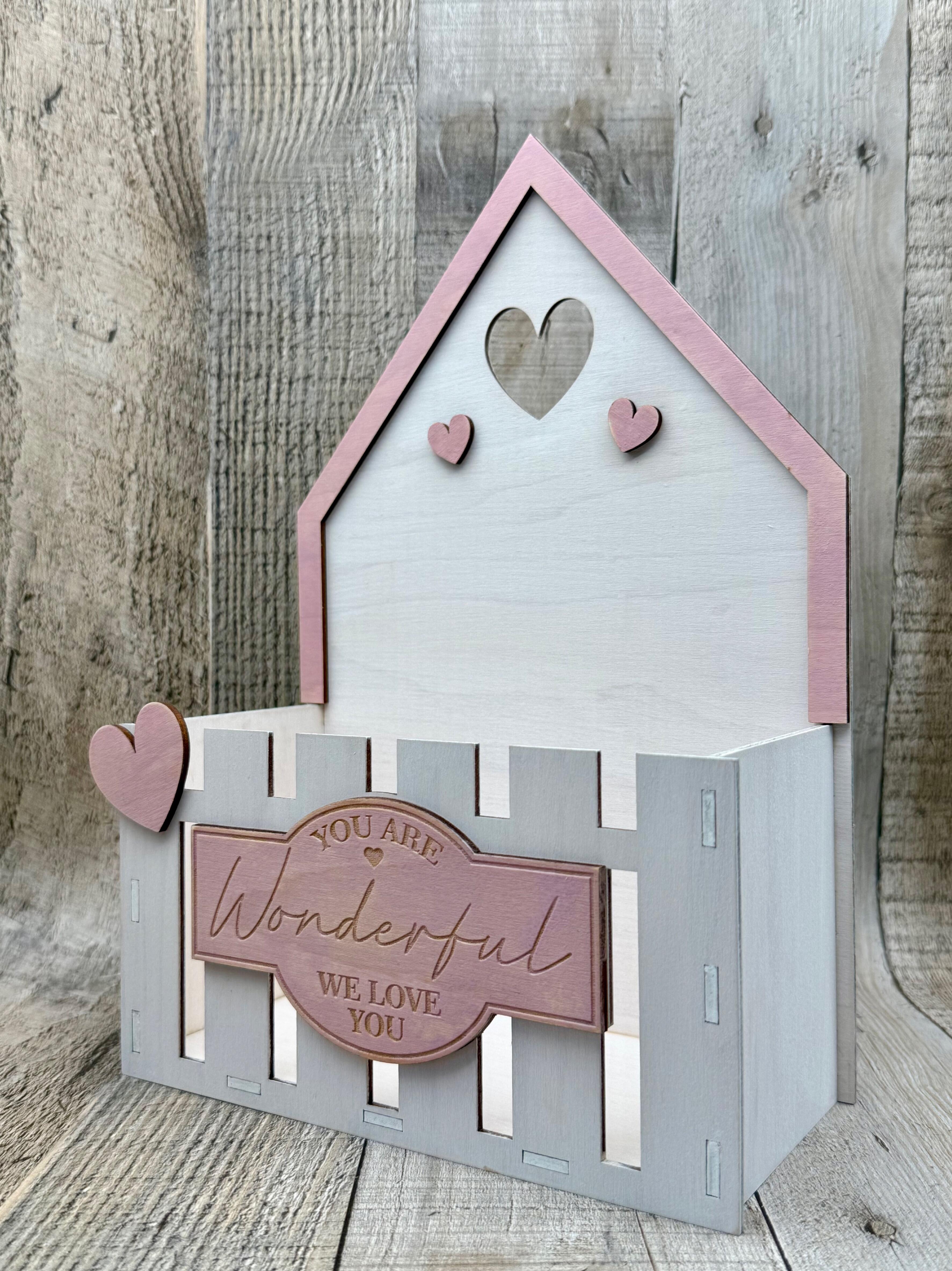 "YOU ARE WONDERFUL" HANDMADE WOODEN MOTHERS DAY GIFT