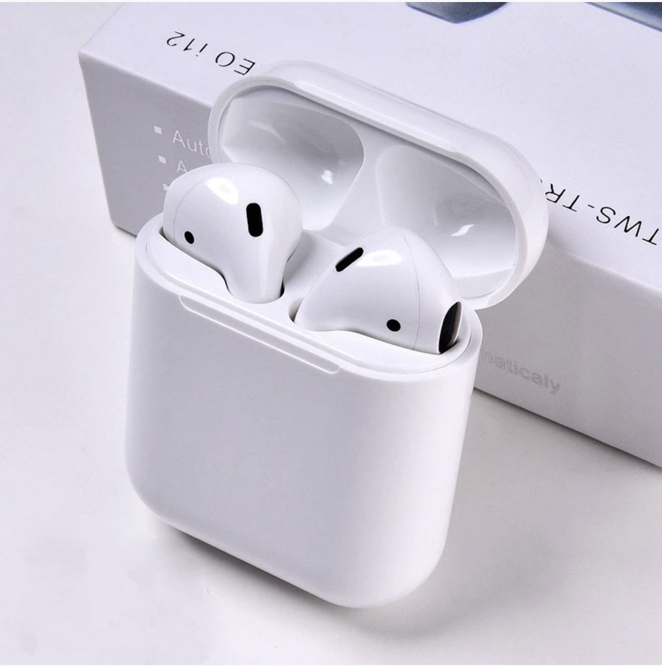 i12 tws wireless bluetooth ear pods with charging box
