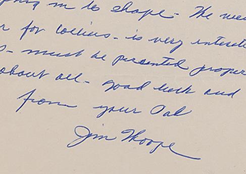 Manuscript archive for Jim Thorpe's unpublished autobiography