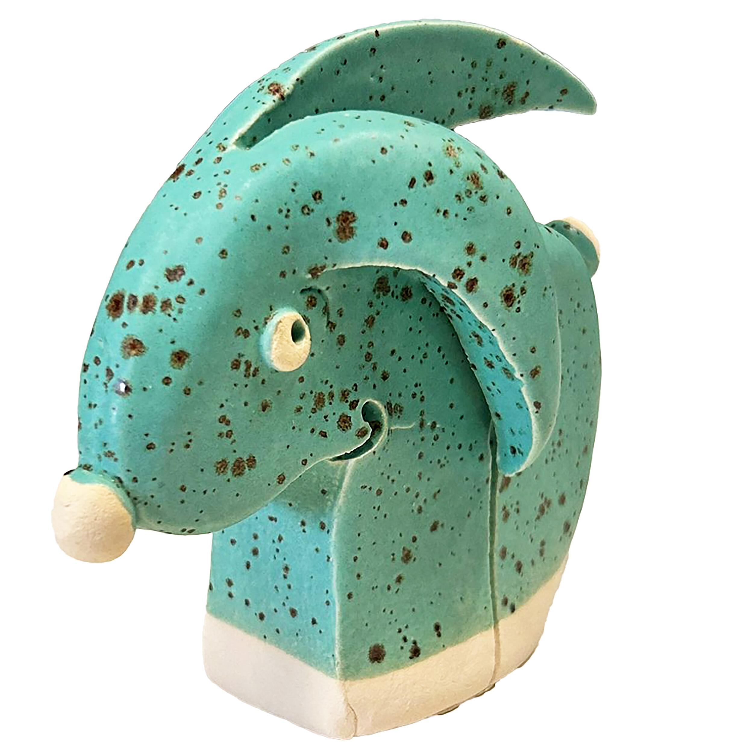 Handmade Ceramic Wild Rabbit Figurine – Rustic Pottery Animal Sculpture ...