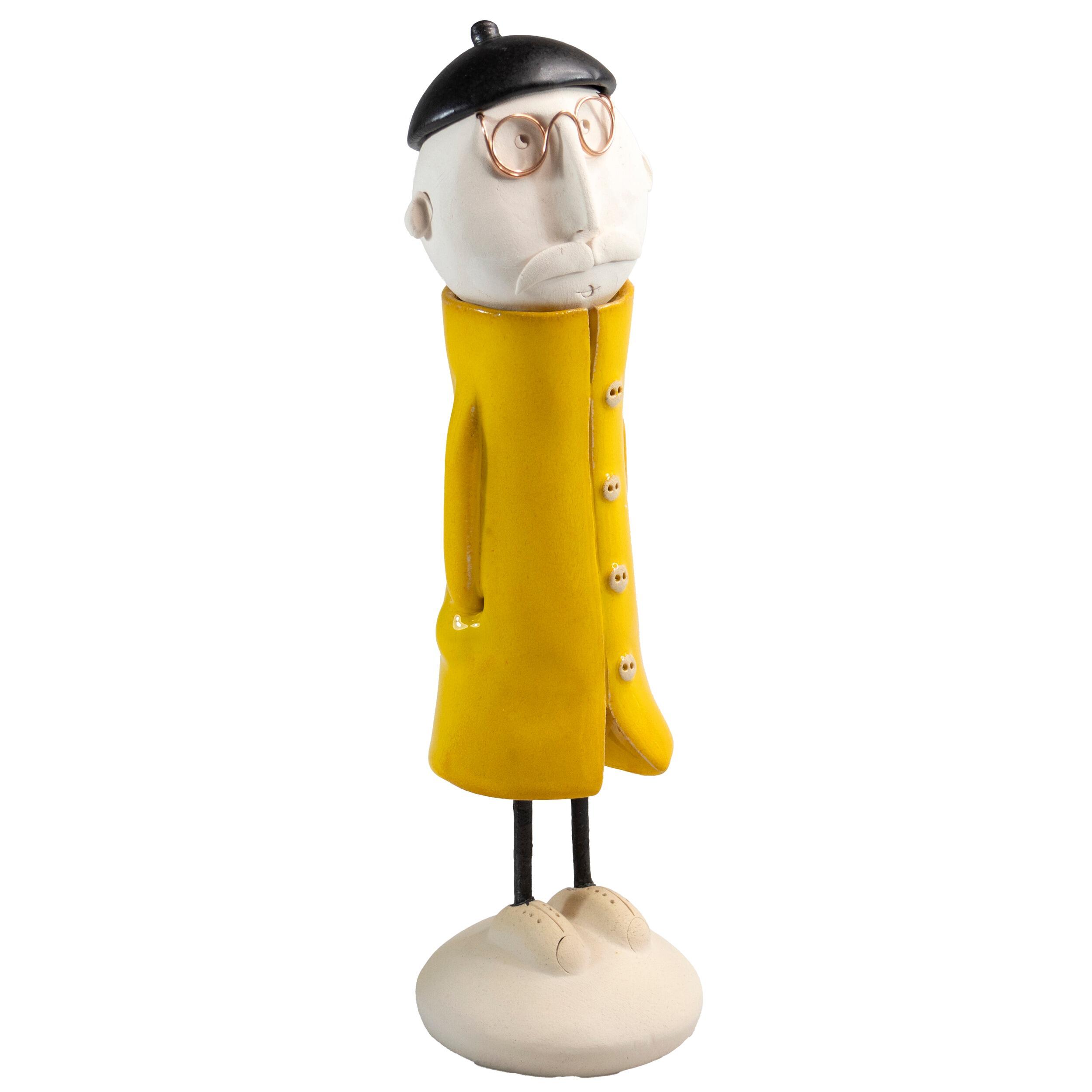 Handmade Ceramic Quirky Couple | Male & Female Figurines Gift