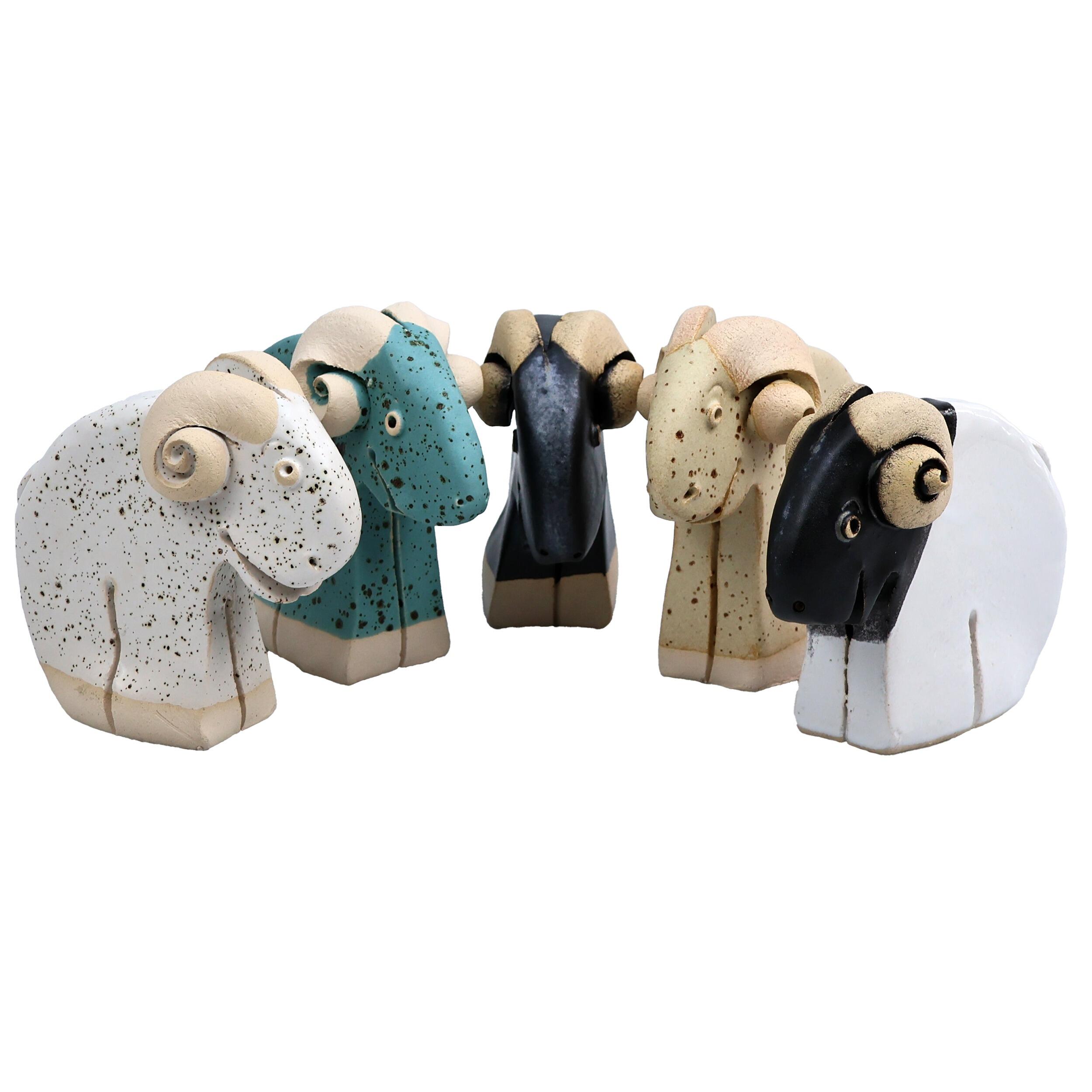 Smart Ram Hand Crafted Ceramic Figurine