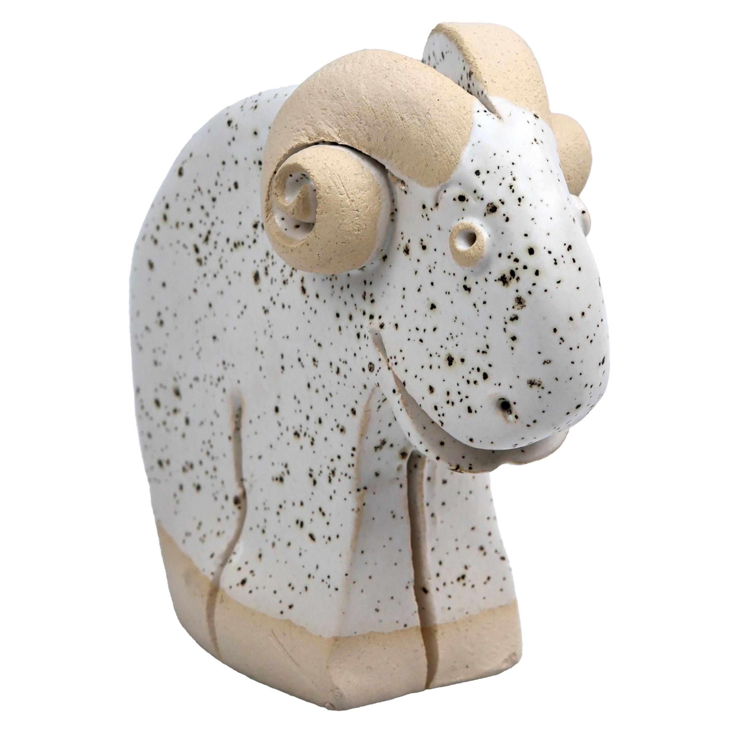 Smart Ram Hand Crafted Ceramic Figurine