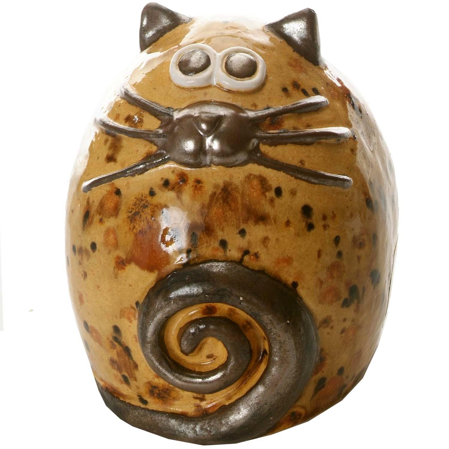 Fat Cat Ceramic Ornament