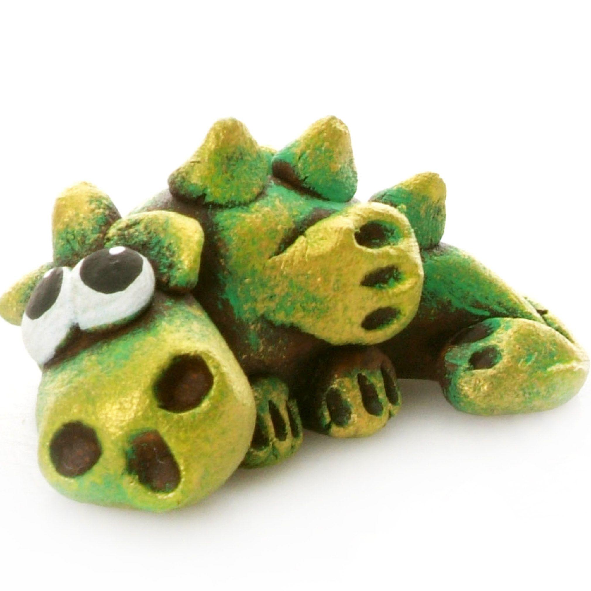 Pet in a Box | Ceramic Animal Gift for Kids | Green Dragon
