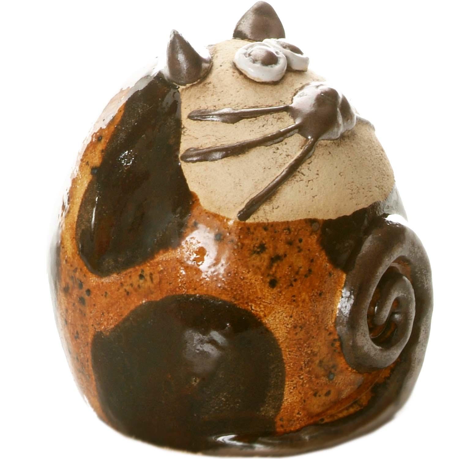 Ceramic Tabby Fat  Cat  Figurine Country Kitchen  Colour 