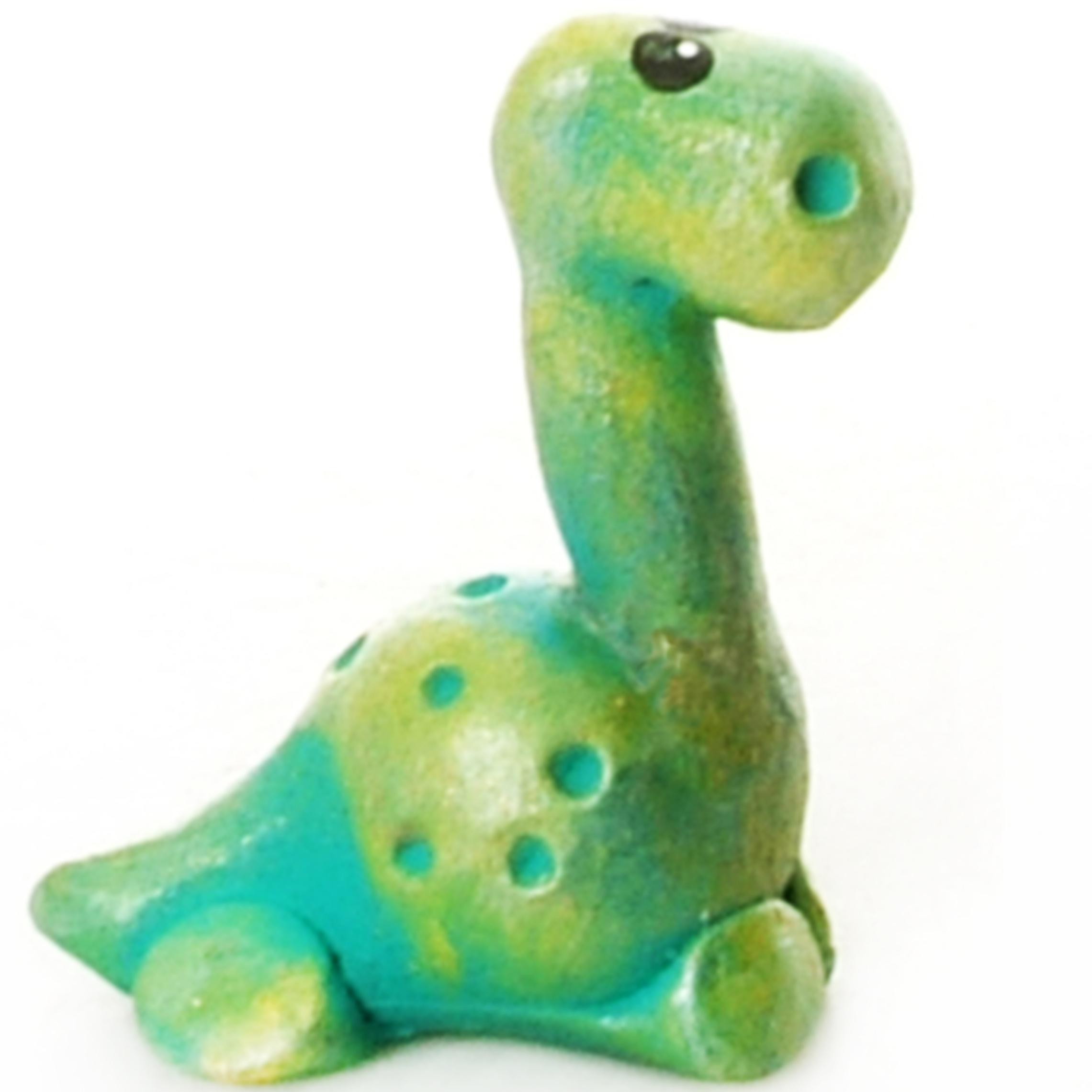 Pet in a Box | Ceramic Animal Gift for Kids | Green Dino