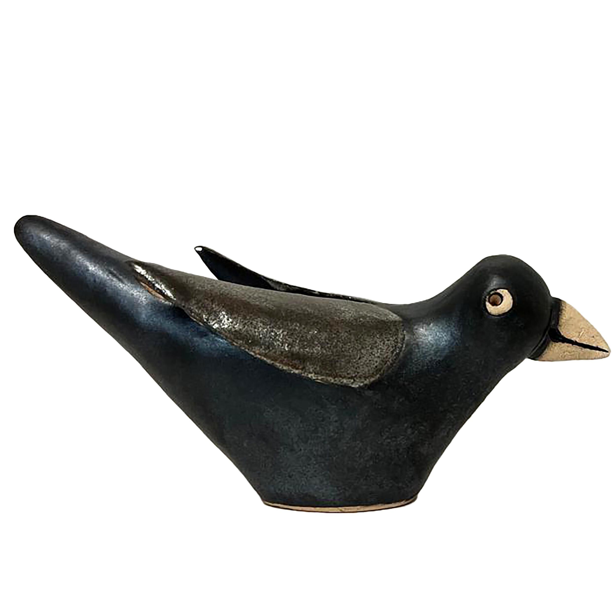 Handmade Ceramic Sitting Seagull