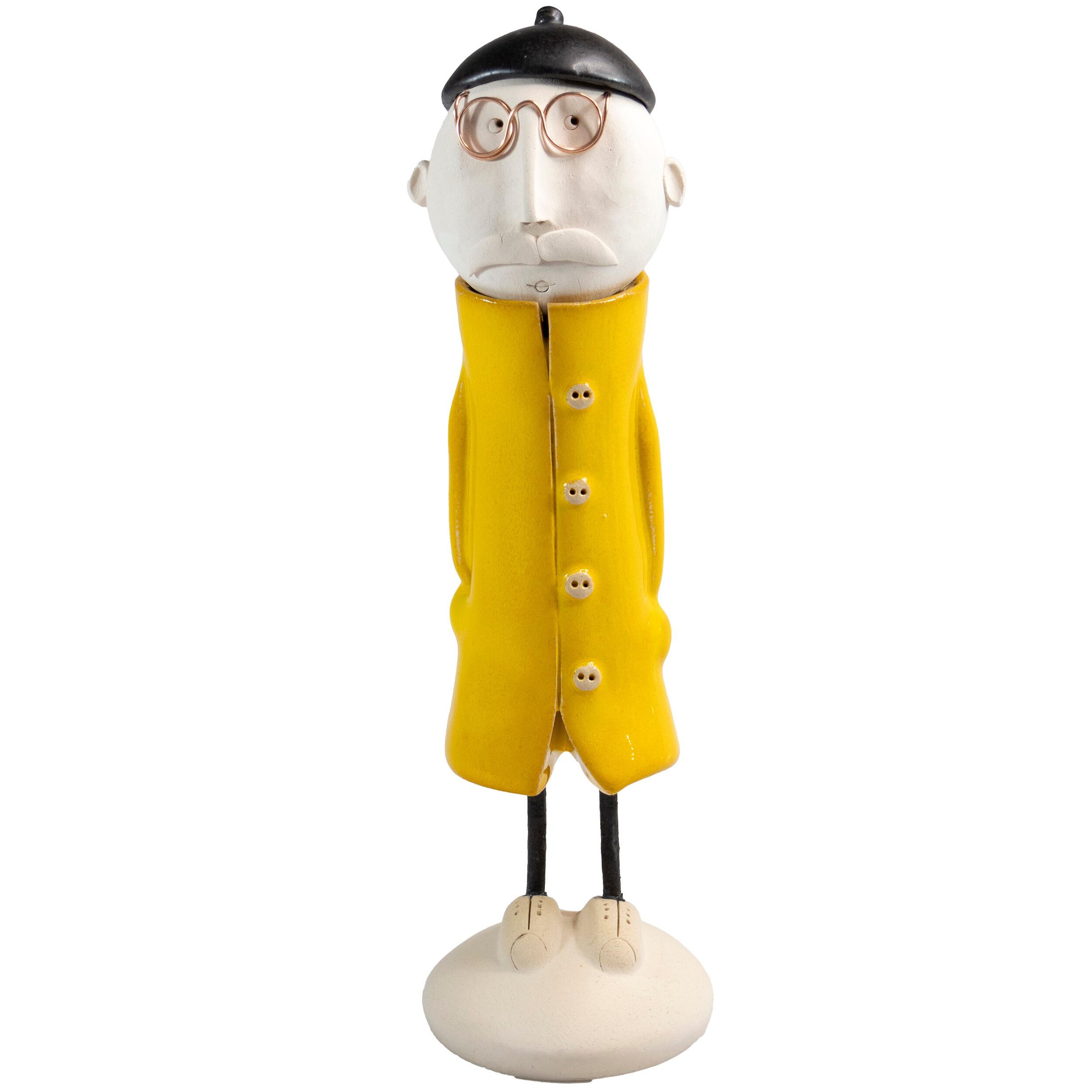 Handmade Ceramic Quirky Couple | Male & Female Figurines Gift