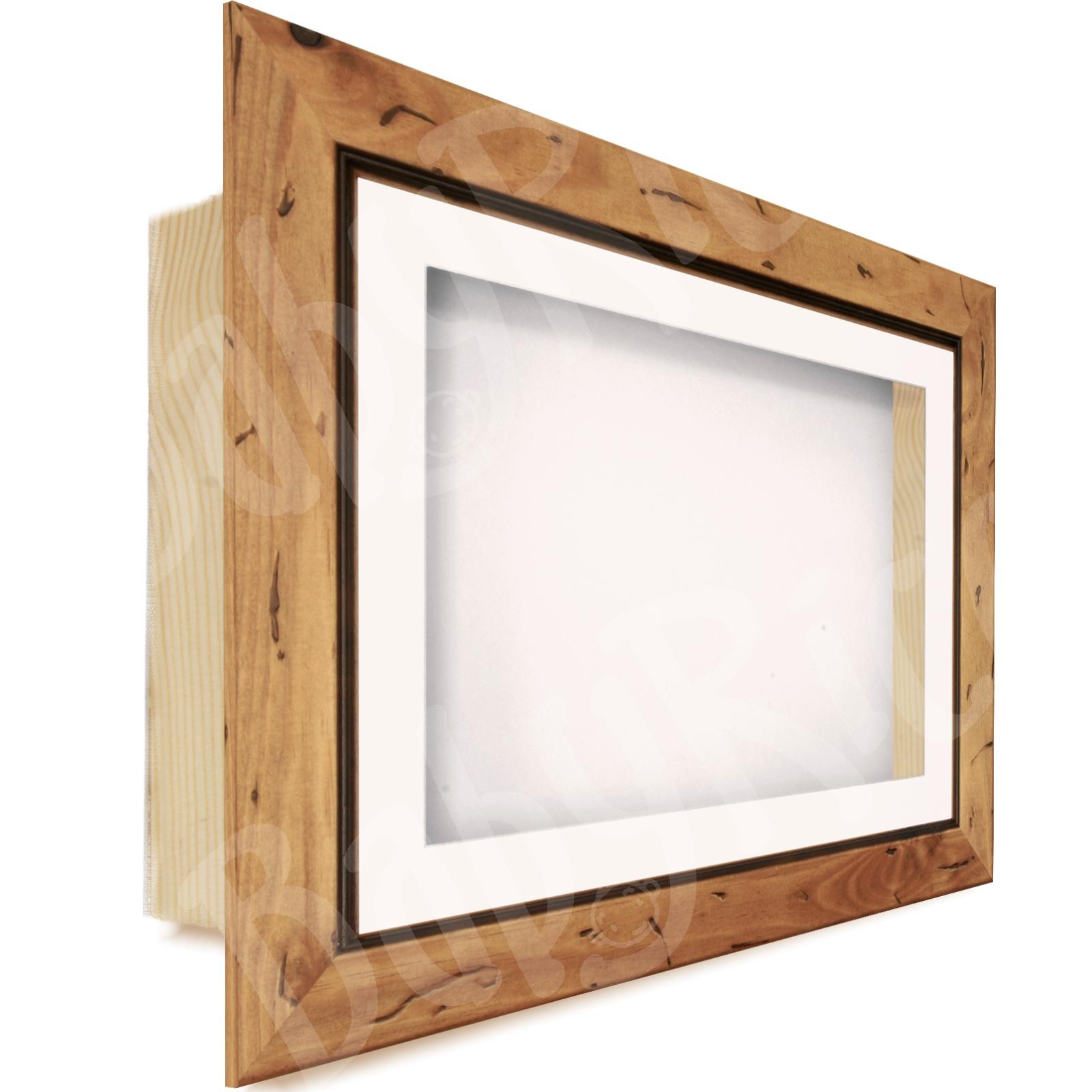 Rustic Wooden Deep Box Display Frame
