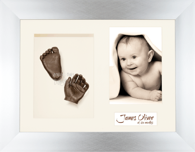Baby Casting Kit / Chrome Frame / Soft Cream Mount / Bronze Paint