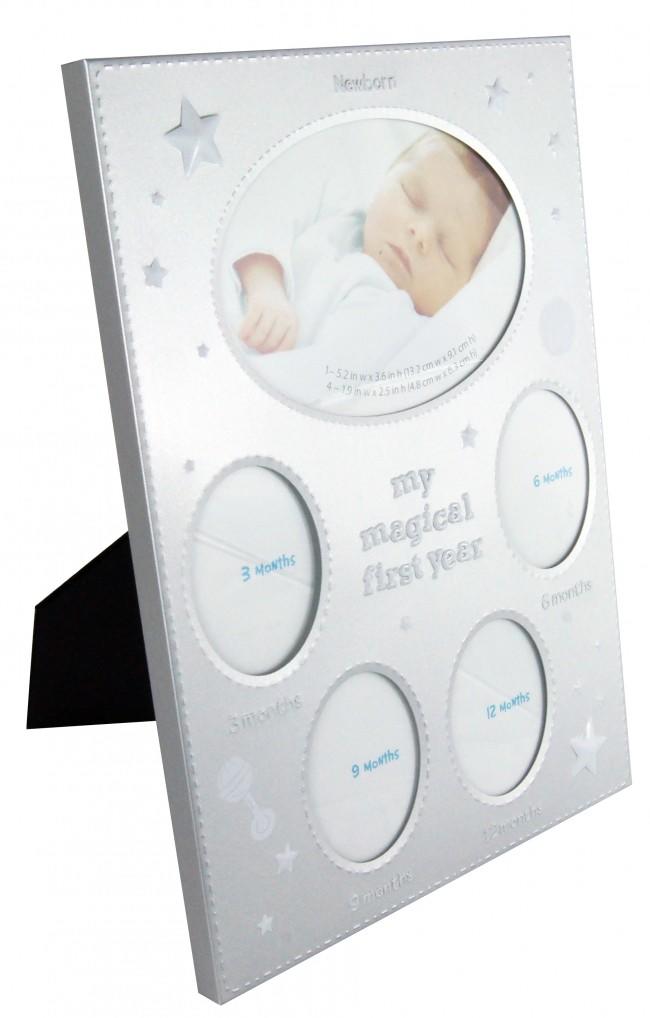 Baby's First Year Photo Timeline Display Frame