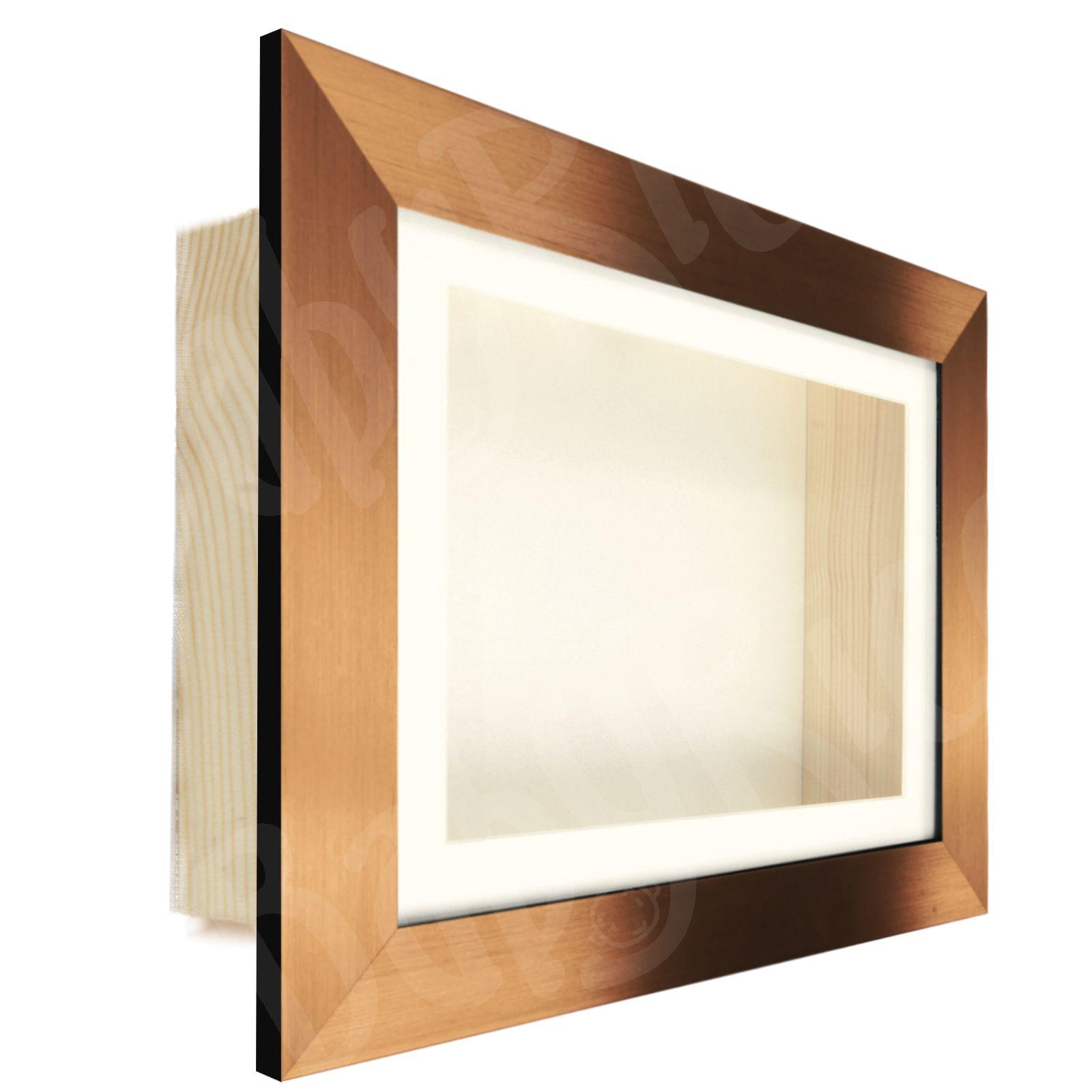 Bronze Copper Shadow Deep Box Display Frame