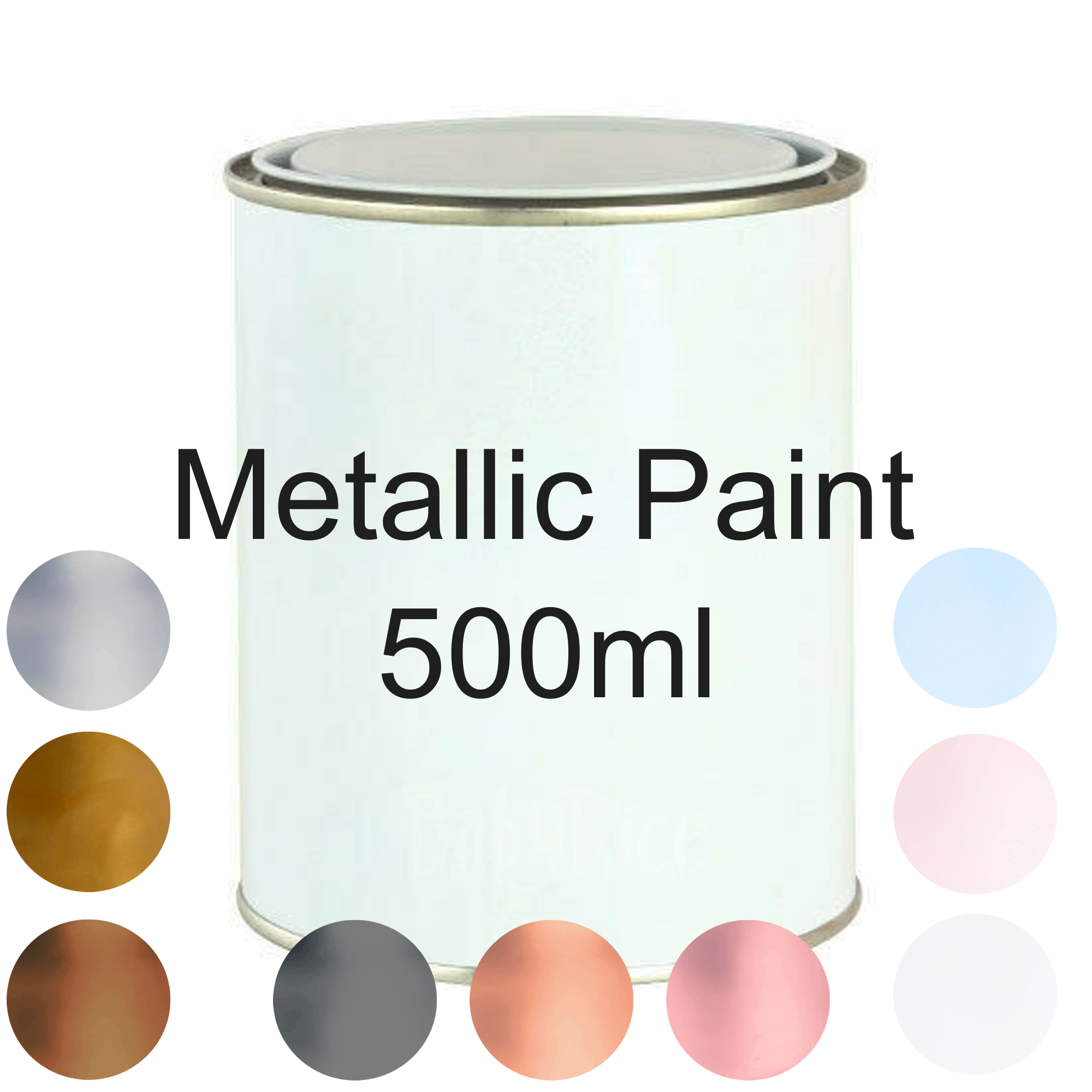 500ml Metallic Paint - Choose colour