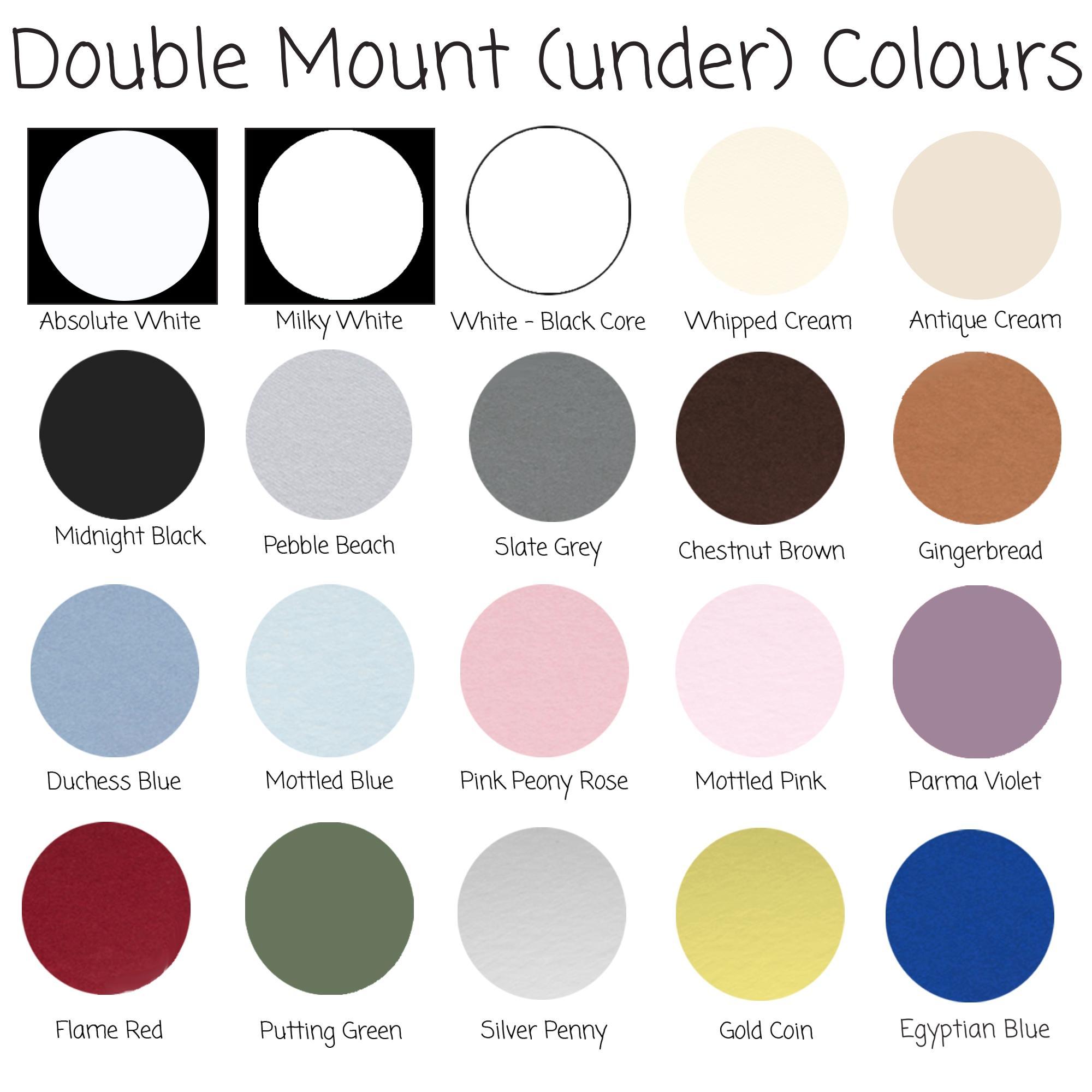Double Mount Colours