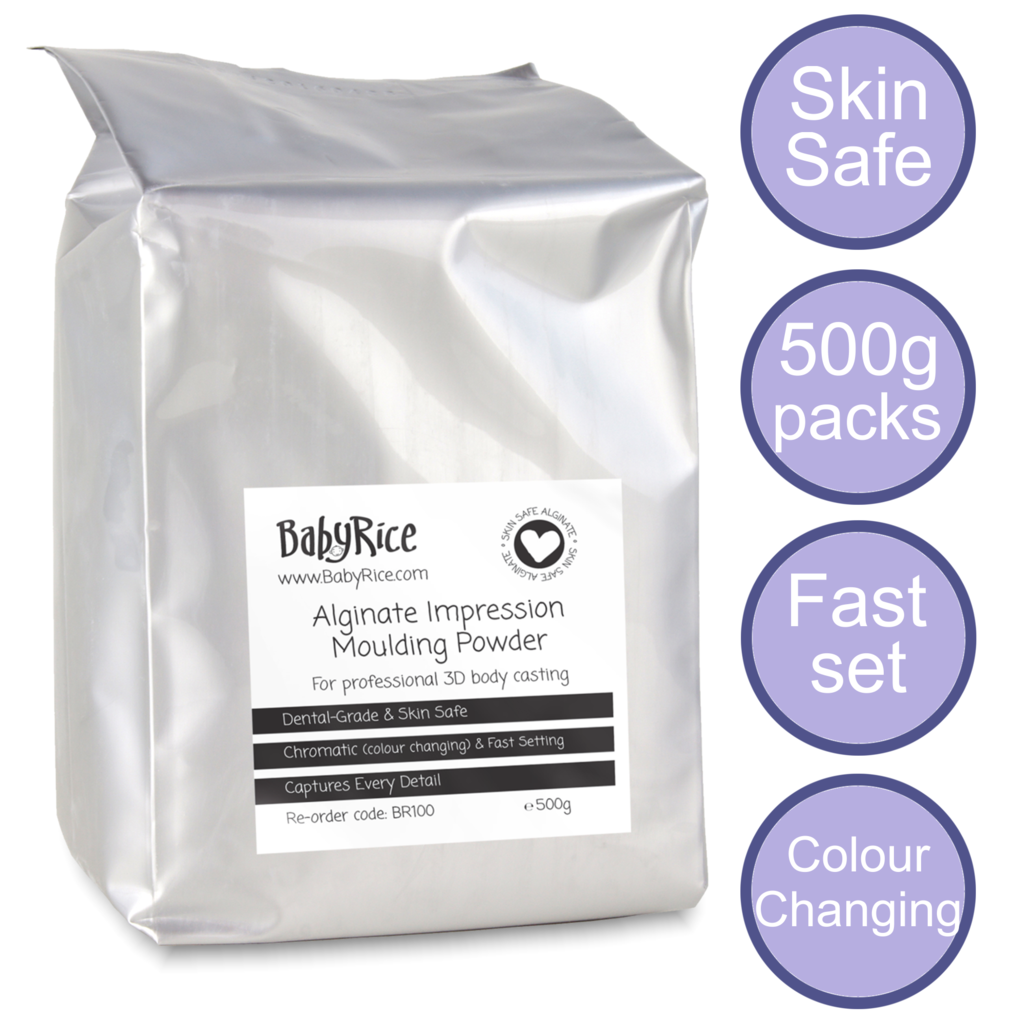 BabyRice Alginate Impression Moulding Powder - the perfect choice for 3D Casting Projects