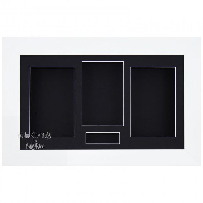 15x9" White 3D Box Display Frame