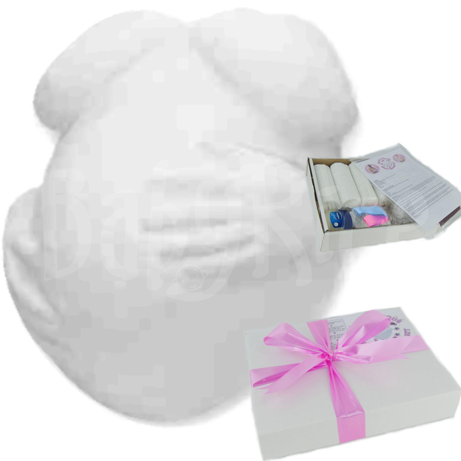 Pregnant Belly Casting Kit Pregnancy Bump Plaster Cast Gift Maternity Leave by BabyRice
