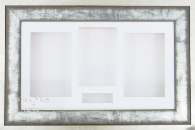 Large Urban Metal 3D Shadow Box Display Frame / White